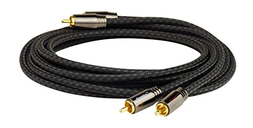 Pangea 205447 Interconnect RCA Kabel, 1,5m schwarz von Pangea Audio