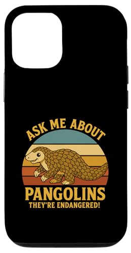 Pangolin Lover Gefährdetes Tier retten Pangolin Hülle für iPhone 12/12 Pro von Pangolin Lover Endangered Animal