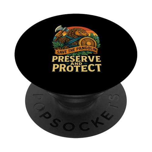 Pangolin Lover Gefährdetes Tier retten Pangolin PopSockets Klebender PopGrip Pangolin Lover Gefährdetes Tier retten Pangolin PopSockets Klebender PopGrip von Pangolin Lover Endangered Animal