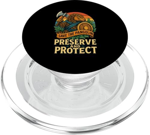 Pangolin Lover Gefährdetes Tier retten Pangolin PopSockets PopGrip für MagSafe Pangolin Lover Gefährdetes Tier retten Pangolin PopSockets PopGrip für MagSafe von Pangolin Lover Endangered Animal