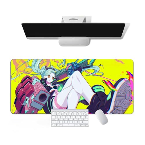 Anime Mauspad Cyberpunk: Edgerunners - Rebecca Anime Computer Tastatur Mauspad Große Lange Weiche Gummiunterseite Rutschfeste Oberfläche Büro Schreibtischunterlage Gaming Mauspad Anime Mauspad Cyberpunk: Edgerunners - Rebecca Anime Computer Tastatur Mauspad Große Lange Weiche Gummiunterseite Rutschfeste Oberfläche Büro Schreibtischunterlage Gaming Mauspad von Pangtyus