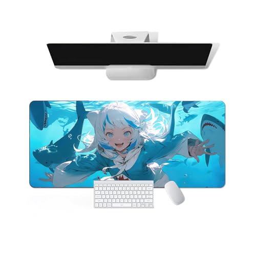 Anime Mauspad Hololive - Gawr Gura Anime Computer Tastatur Mauspad Große Lange Weiche Gummiunterseite Rutschfeste Oberfläche Büro Schreibtischunterlage Gaming Mauspad Anime Mauspad Hololive - Gawr Gura Anime Computer Tastatur Mauspad Große Lange Weiche Gummiunterseite Rutschfeste Oberfläche Büro Schreibtischunterlage Gaming Mauspad von Pangtyus