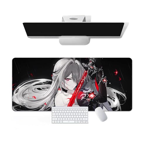 Anime Mauspad Honkai Star Rail - Acheron Anime Computer Tastatur Mauspad Große Lange Weiche Gummiunterseite Rutschfeste Oberfläche Büro Schreibtisch Matte Gaming Mauspad Anime Mauspad Honkai Star Rail - Acheron Anime Computer Tastatur Mauspad Große Lange Weiche Gummiunterseite Rutschfeste Oberfläche Büro Schreibtisch Matte Gaming Mauspad von Pangtyus