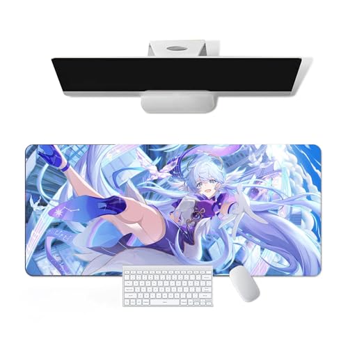 Anime Mauspad Honkai Star Rail - Robin Anime Computer Tastatur Mauspad Große Lange Weiche Gummiunterseite Rutschfeste Oberfläche Büro Schreibtischunterlage Gaming Mauspad Anime Mauspad Honkai Star Rail - Robin Anime Computer Tastatur Mauspad Große Lange Weiche Gummiunterseite Rutschfeste Oberfläche Büro Schreibtischunterlage Gaming Mauspad von Pangtyus