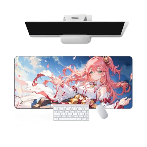 Pangtyus Anime Mauspad Hololive - Sakura Miko Anime Computer Tastatur Mauspad Große Lange Weiche Gummiunterseite Rutschfeste Oberfläche Büro Schreibtischunterlage Gaming Mauspad Pangtyus Anime Mauspad Hololive - Sakura Miko Anime Computer Tastatur Mauspad Große Lange Weiche Gummiunterseite Rutschfeste Oberfläche Büro Schreibtischunterlage Gaming Mauspad von Pangtyus