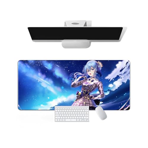 Pangtyus Anime Mauspad Hololive - Suisei Hoshimachi Anime Computer Tastatur Mauspad Große Lange Weiche Gummiunterseite Rutschfeste Oberfläche Büro Schreibtischunterlage Gaming Mauspad Pangtyus Anime Mauspad Hololive - Suisei Hoshimachi Anime Computer Tastatur Mauspad Große Lange Weiche Gummiunterseite Rutschfeste Oberfläche Büro Schreibtischunterlage Gaming Mauspad von Pangtyus