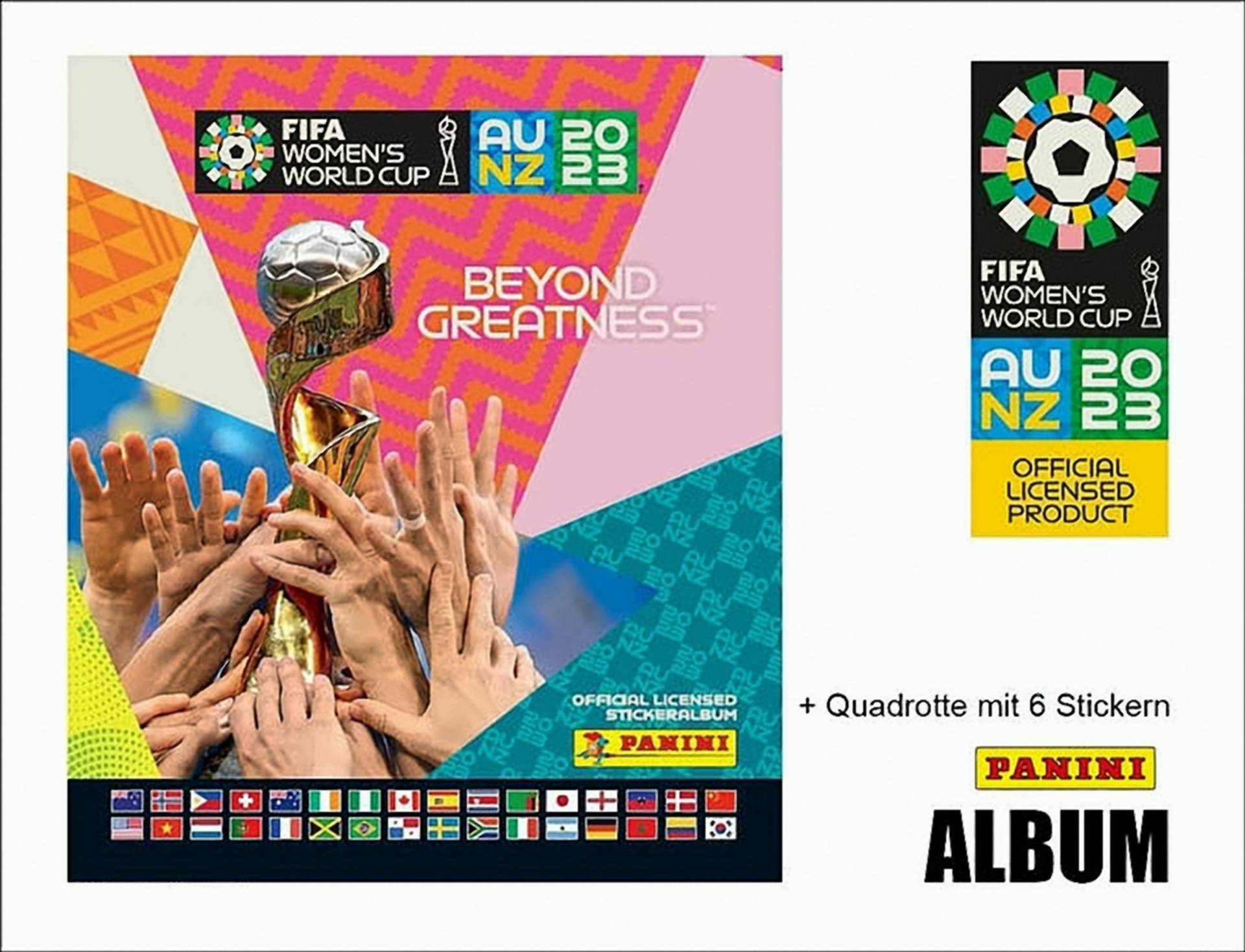 2023 FIFA Women´s World Cup Sticker Album von Panini