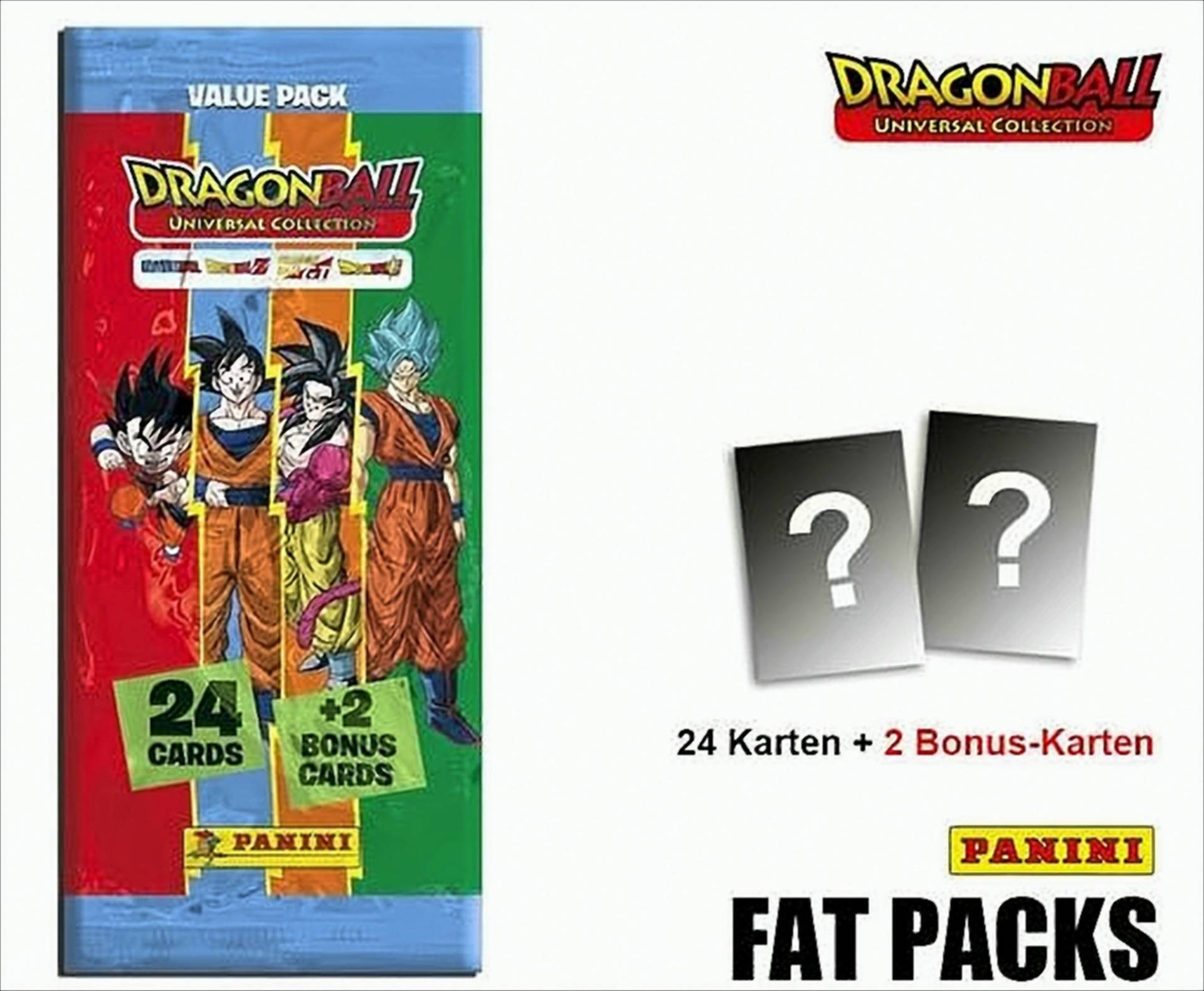 Dragonball Universal Collection Cards Fat-Packs von Panini