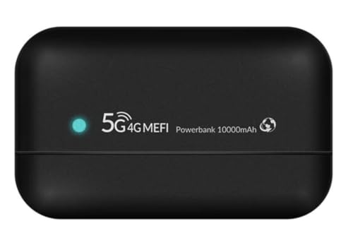 4G LTE WLAN WiFi Router Signalverstärker | 10000mAh | 150Mbit/s | Für bis zu 10 Benutzer | Typ-C Aufladung | 3G/4G Netzwerk Router | Mobiles Hotspot MiFi Modem von Panlouting