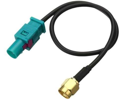 Auto GPS Antenne 15cm | Fakra Z Stecker auf SMA Stecker | Autoantennen Adapterkabel RG174 | Für Autoradio, Android Headunit, GPS Navigation, DAB Digitalradio, 4G LTE Telematik von Panlouting