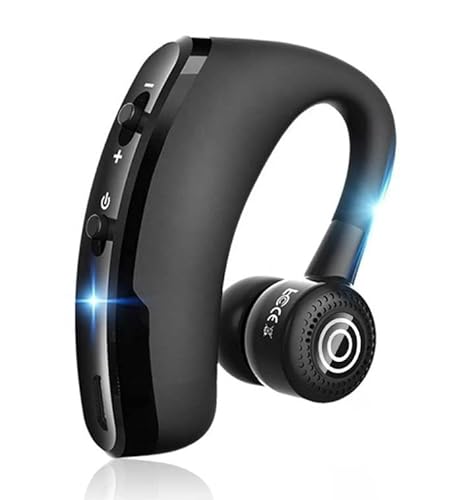 Bluetooth 5.0 Kopfhörer Freisprecheinrichtung Freisprechmikrofon kabello In-Ear, Mikrofon mit Geräuschunterdrückung für Autofahren, Büro, Geschäft, kompatibel mit Handy iPhone Android und PC von Panlouting