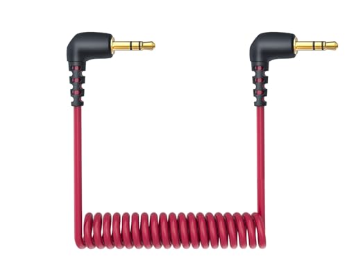 Ersatz Audiokabel 3,5mm Aux Mikrofonkabel TRS Kamerakabel für Nikon Canon DSLR SLR Kamera Camcorder | Kompatibel mit Rode SC2 VideoMicro Boya Movo TAKSTAR SAIREN Comica Deity | Vlog und Videoaufzeichn von Panlouting