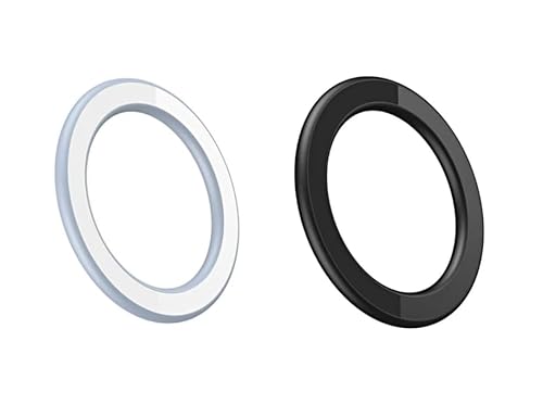 2er Pack | Magnetische Wandhalterung Handyhalterung für Magsafe iPhone 16, 15, 14, 13, 12 Pro Max | Stark Magnetisch mit Klebstoff | Freihändige Nutzung für Küche Bad Auto Büro (Schwarz und Blau) von Panlouting