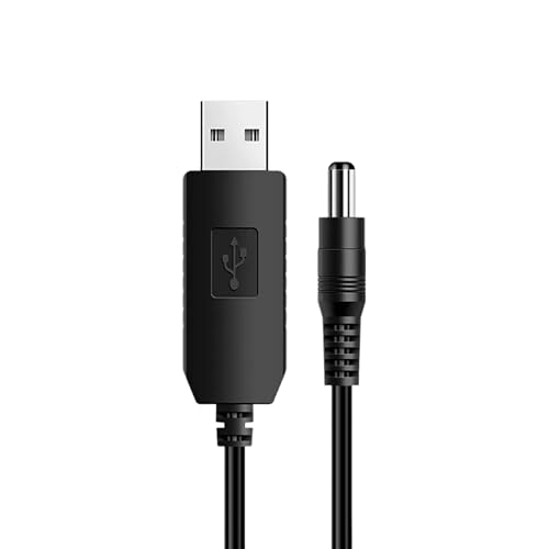Panlouting DC 5V auf DC 9V USB Spannungswandlerkabel | 1 Meter | DC Buchse 5,5 x 2,1mm | Für Lüfter, LED Licht, WLAN Router, Lautsprecher, CCTV Panlouting DC 5V auf DC 9V USB Spannungswandlerkabel | 1 Meter | DC Buchse 5,5 x 2,1mm | Für Lüfter, LED Licht, WLAN Router, Lautsprecher, CCTV von Panlouting