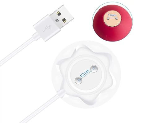 Ersatz Magnetisch USB Ladekabel Ladegerät für Rose Geräte | 12mm Schnellladestation für Rose Massagegerät | 70 cm Lang von Panlouting