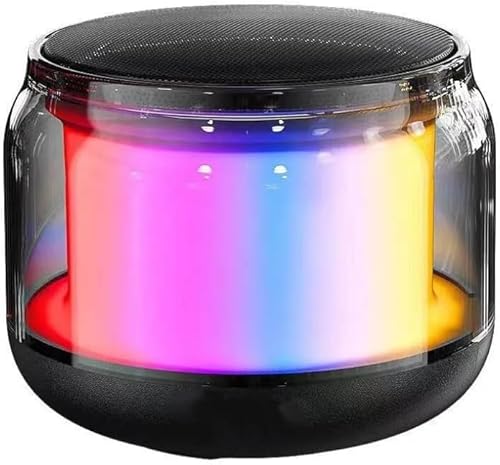 Panlouting Mini Bluetooth 5.0 Lautsprecher | RGB LED Licht MP3 | Eingebautes Mikrofon für Freisprechanrufe | TF Kartensteckplatz und 3,5mm Aux Panlouting Mini Bluetooth 5.0 Lautsprecher | RGB LED Licht MP3 | Eingebautes Mikrofon für Freisprechanrufe | TF Kartensteckplatz und 3,5mm Aux von Panlouting
