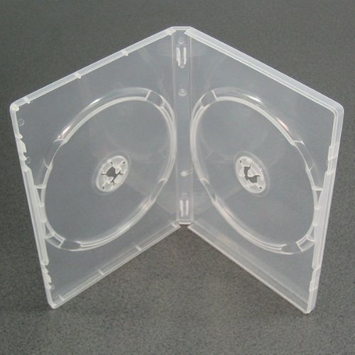 DVD-Hülle, 7 mm, Transparent, 100 Stück von Panmer