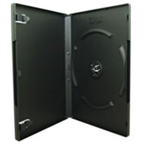 Dvd-Einzelhüllen, 14 mm, Schwarz, 50 Stück von Panmer