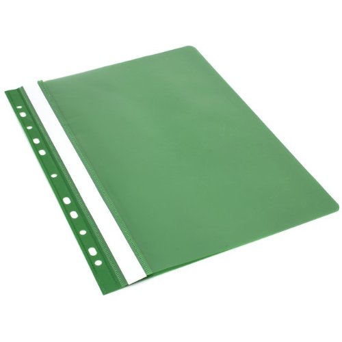 20 Stück Schnellhefter Dokumentenpappe Arbeitsmappe DIN A4 grün für Aktenordner von PantaPlast