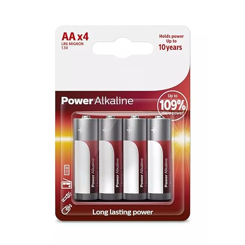 AA/LR6 Alkaline Batterie, 4 Stück, für Geräte mit hohem Stromverbrauch von Panther