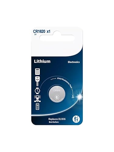 Knopfzelle/Lithium CR1620/00B, 1 Stück, für kleine Alltagsgeräte von Panther