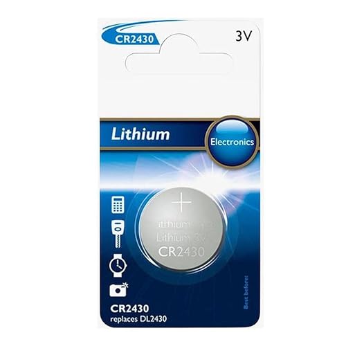Lithium-Knopfzelle CR2430/00B 3 V, 1 Stück, 30% mehr Haltbarkeit von Panther