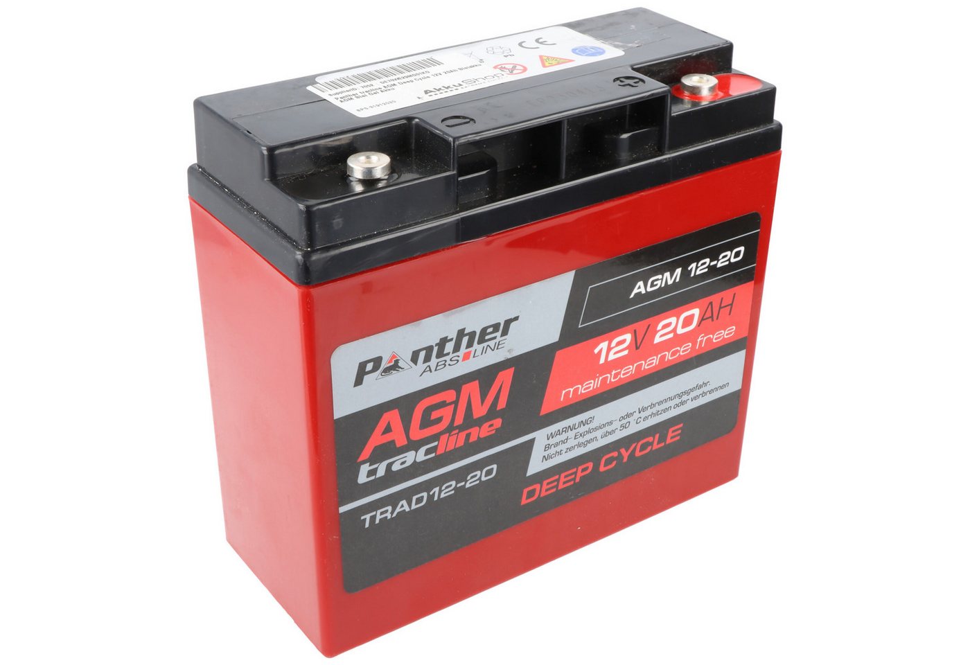 Panther Panther tracline AGM Deep Cycle 12V 20Ah Bleiakku AGM Blei Gel Akku Akku Panther Panther tracline AGM Deep Cycle 12V 20Ah Bleiakku AGM Blei Gel Akku Akku von Panther