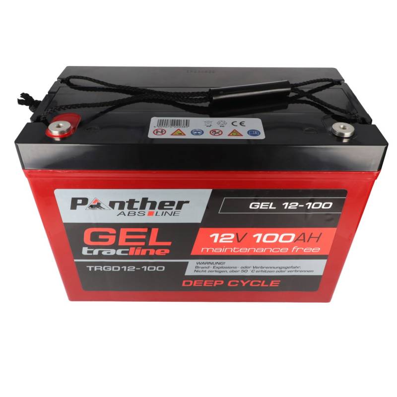Panther tracline Gel Tiefentlade Cycle 12V 100Ah Bleiakku AGM Blei Gel Akku von Panther