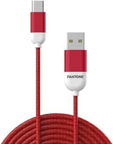 PANTONE CELLY USB-Kabel A USB C ROJO von Pantone