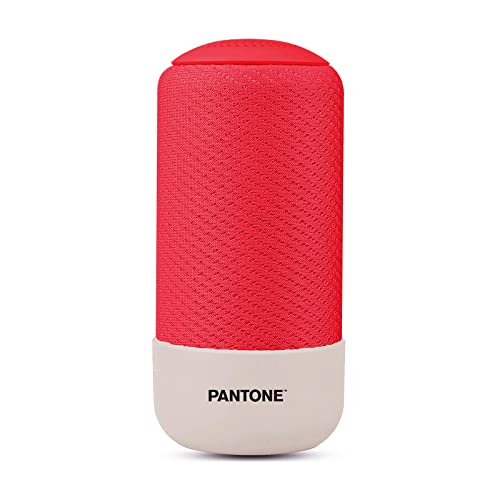 Pantone Celly, Kabelloser Lautsprecher Reihe, Lautsprecher mit Bluetooth 5.0-Technologie, Ausgangsleistung 5 W, bis zu 10 Stunden Wiedergabe, tragbarer Lautsprecher mit Fernbedienung, 3,5 mm von Pantone