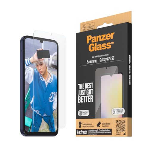 PanzerGlass™ Display Schutz - Schütze dein Samsung Galaxy A25 vor Kratzern, Stößen & Fingerabdrücken von Panzer Glass