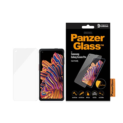 PanzerGlass™ Displayschutz für Samsung Galaxy Xcover Pro - kratzfestes, gehärtetes Displayschutz Glas mit vollständiger Displayabdeckung - Case Friendly Screen Protector für Samsung Galaxy Xcover Pro von Panzer Glass