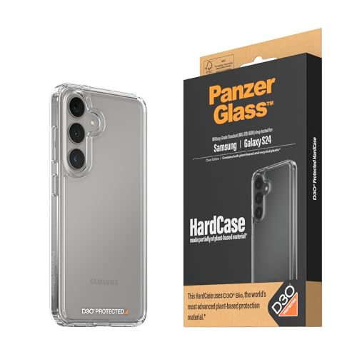 PanzerGlass™ Handyhülle - Samsung Galaxy S24 Hardcase D3O® Bio - Ultimativer Schutz, Stilvoll, Umweltbewusst von Panzer Glass