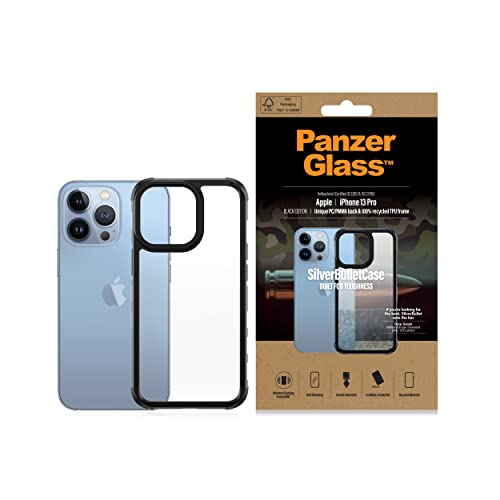 PanzerGlass™ SilverBullet Case, Hülle Kompatibel mit iPhone 13 Pro - Stoßfest Hülle, Echter Militärischer Schutz Hardcase Handyhülle für iPhone 13 Pro von Panzer Glass