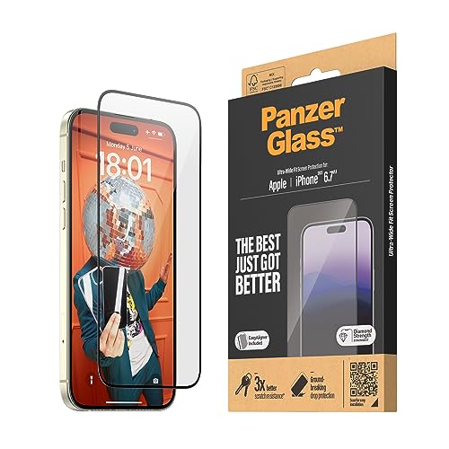 PanzerGlass - Apple iPhone 15 Plus 6.7 Ultra Wide Fit with Applicator von Panzer Glass