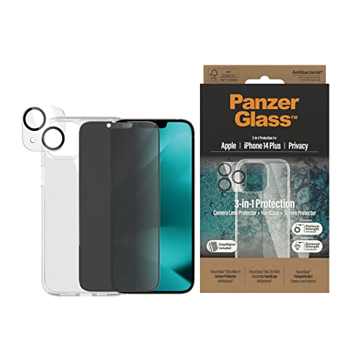 PanzerGlass Bundle Privacy Glass+Case Displayschutzglas iPhone 14 Plus 1 St. B0403+P2785 von Panzer Glass