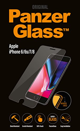 PanzerGlass Displayschutzglas (Anti-Fingerprint); passend für Apple iPhone 6/6S/7, Klar von Panzer Glass