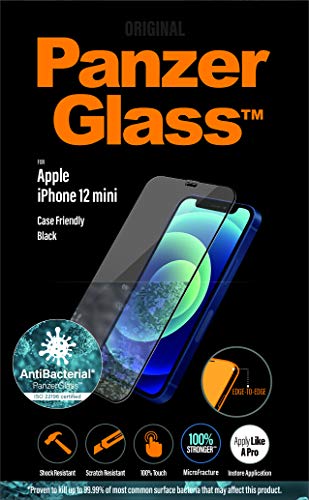 PanzerGlass E2E iPhone 12 Mini Case Friendly Black PRO - Passend für iPhone 12 Mini von Panzer Glass