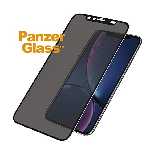 PanzerGlass 'Edge-to Edge' Privacy Displayschutz (Case Friendly) mit Camslider für Apple iPhone XR, Black von Panzer Glass