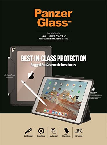 PanzerGlass Rugged Flip Bookcase Passend für Apple-Modell: iPad 10.2 (2019), iPad 10.2 (2020), iPad von Panzer Glass