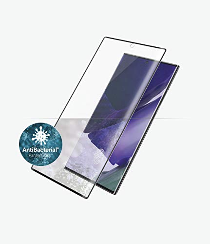 PanzerGlass Samsung Galaxy Note20 Ultra FP kompatibel mit AB-Schutzhüllen, Schwarz, transparent, 7237 von Panzer Glass