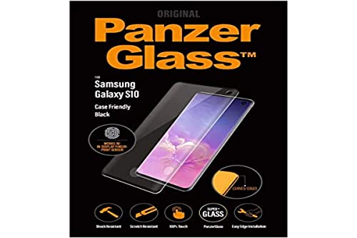 PanzerGlass Samsung Galaxy S10 Displayschutz Panzerglas Schutzfolie, Mehrfarbig, 7185 von Panzer Glass