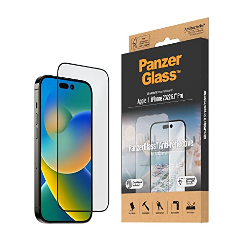 PanzerGlass für Apple iPhone 14 Pro Anti-Blend Antibakteriell Hart Glas Case von Panzer Glass