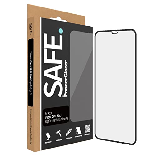 SAFE Screen Protector für Apple iPhone XR 11 - Fingerabdruckresistenter Displayschutz aus gehärtetem Glas mit vollständiger Bildschirmabdeckung - Schutzhüllenfreundlich und kratzfest von Panzer Glass