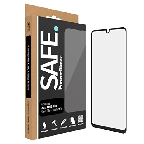 SAFE Screen Protector für Samsung Galaxy A33 5G - Fingerabdruckresistenter Displayschutz aus gehärtetem Glas mit vollständiger Bildschirmabdeckung - Schutzhüllenfreundlich und kratzfest SAFE Screen Protector für Samsung Galaxy A33 5G - Fingerabdruckresistenter Displayschutz aus gehärtetem Glas mit vollständiger Bildschirmabdeckung - Schutzhüllenfreundlich und kratzfest von Panzer Glass