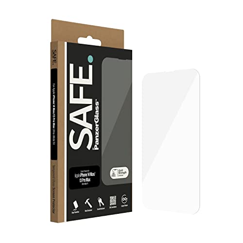 SAFE by PanzerGlass Displayschutz für iPhone 14 Plus | 13 Pro Max - Kratzfester Displayschutz aus gehärtetem Glas mit vollständiger Abdeckung des Bildschirms von Panzer Glass