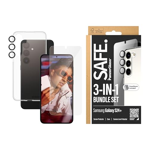 SAFE. by PanzerGlass® Samsung Galaxy S24 Plus 3-in-1 Set - Display, Hülle und Kameraschutz für ultimativen Schutz von Panzer Glass
