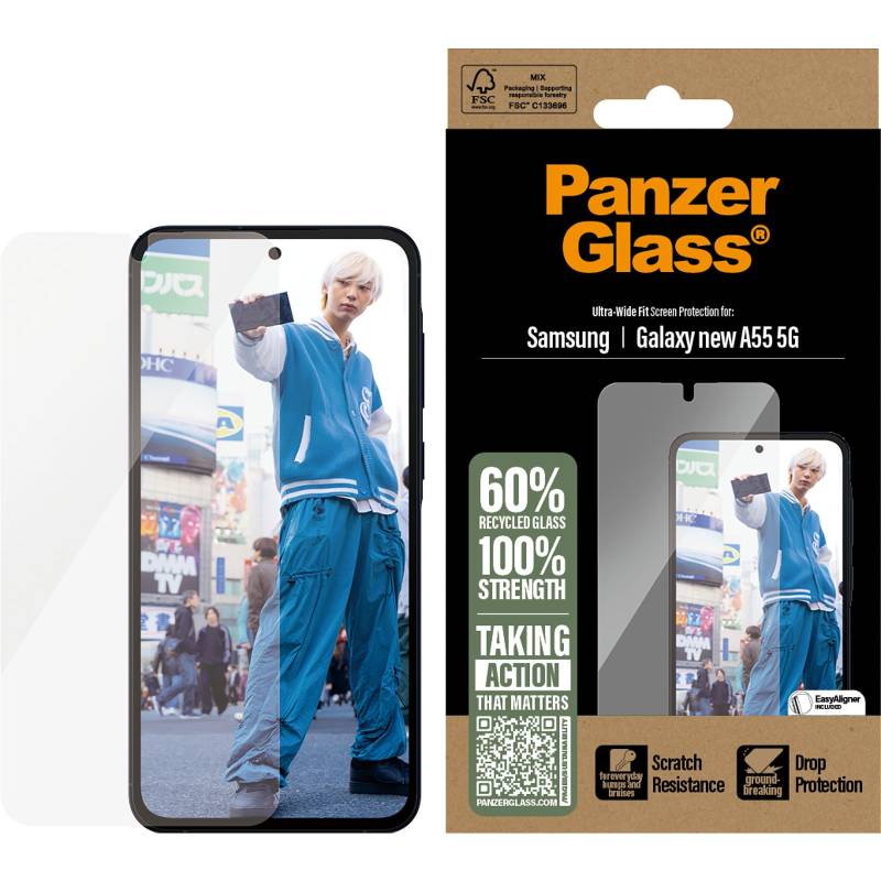 PanzerGlass - Screen Protector Galaxy A55 5G Ultra, UWF von Panzer