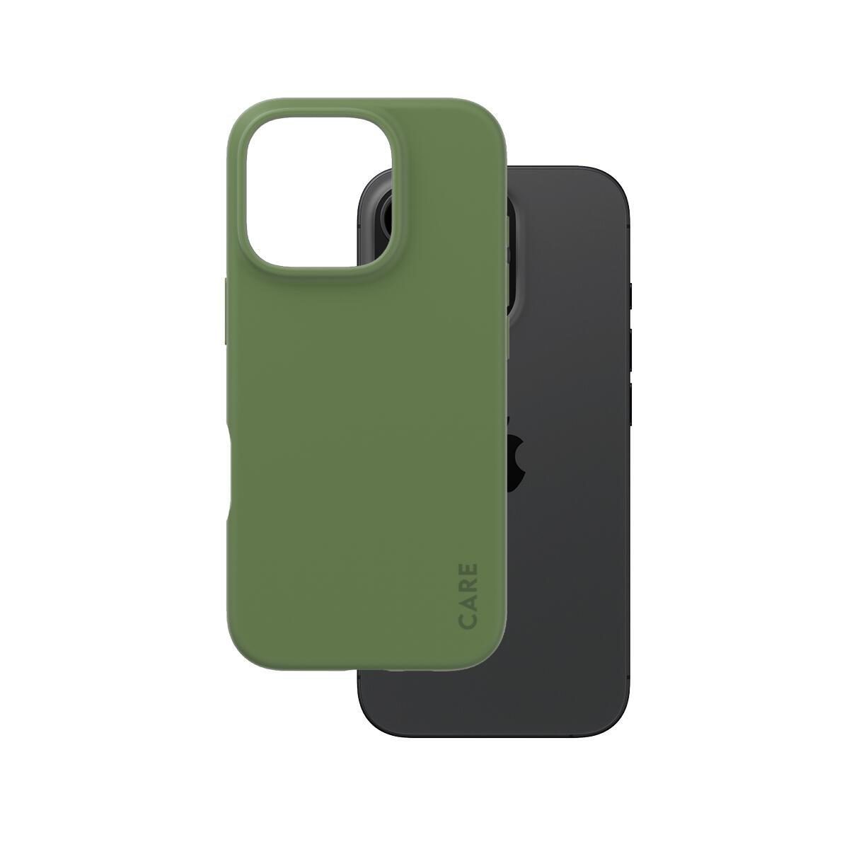 CARE by PanzerGlass® Fashionable Case Grün für iPhone 16 Pro von PanzerGlass™