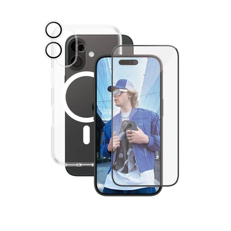 CARE by PanzerGlass® Flagship 3-in-1 Schutzset für iPhone 16 von PanzerGlass™